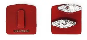 Scanmaskin® Style Double Segments - Hard Bond (Red)