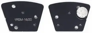 Single Round Diamond Trapezoids (Medium Bond) – Black