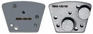 Double Round Diamond Trapezoids (3X Extreme Soft Bond) - Gray
