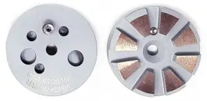 3" Round Metal Tooling - 8 Beveled Segments - Extreme Soft Bond (Gray)