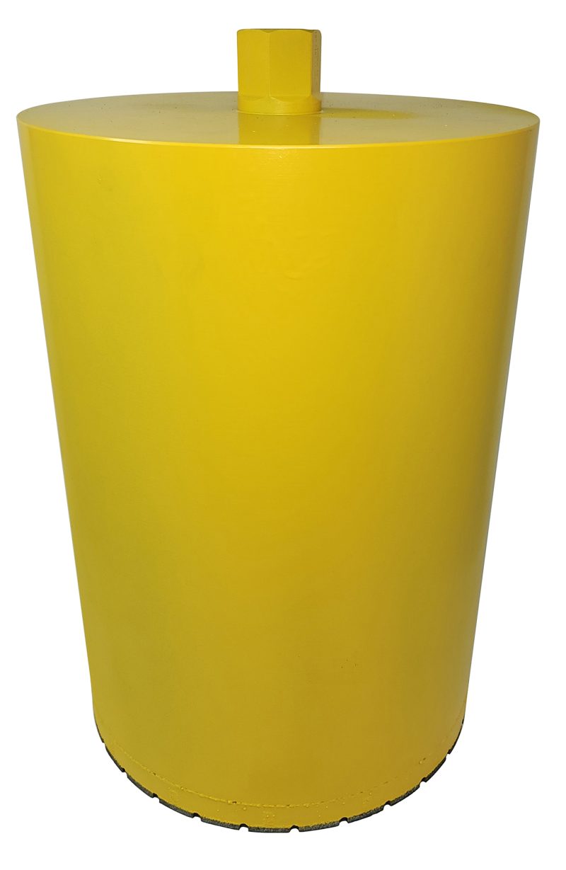 12" vacuum brazed diamond core bit | world diamond source