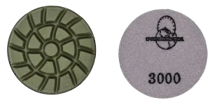 3" FPX Ultra Hybrid Transitional Pad - 3000 Grit