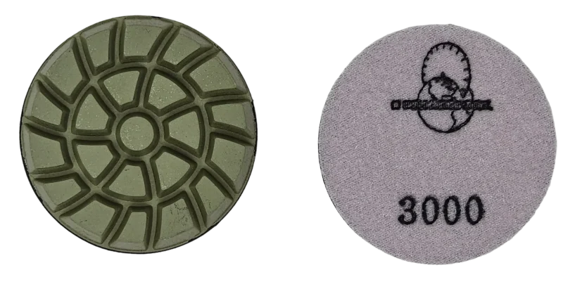 3" fpx ultra hybrid transitional pad - 3000 grit | world diamond source