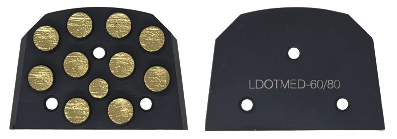 Speed trap® dot trapezoid – 60 grit - medium bond (black) lavina® style | world diamond source