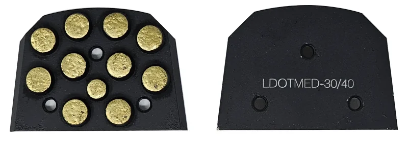 Speed trap® dot trapezoid – 30 grit - medium bond (black) lavina® style | world diamond source