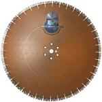 24" x .140" - Ripper Hand Saw Blade - W-Segment - Extra Soft Bond (Orange)