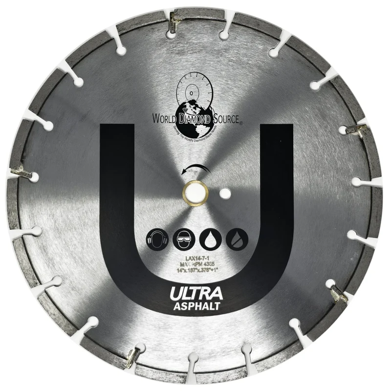 14" x. 187" x 1" wph - ultra series asphalt looping - dry | world diamond source