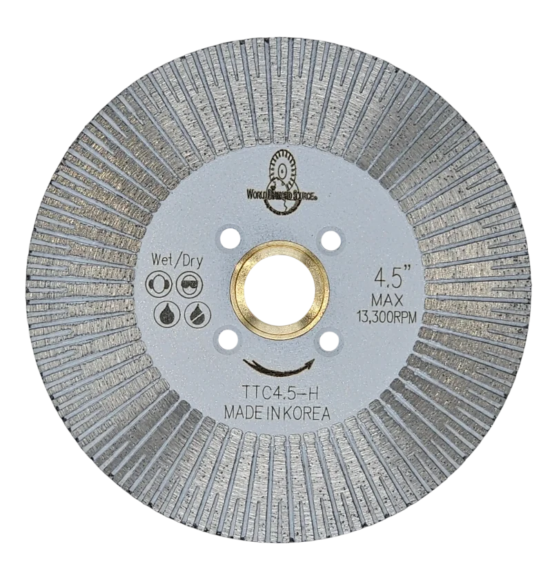 4. 5" pro chamfer edge turbo blade | world diamond source