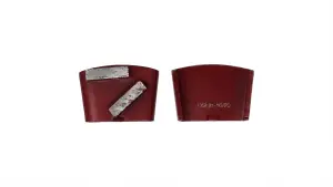 HTC® Style Hard Bond Double Bar Diamond Trapezoid - Red - 16/20 Grit