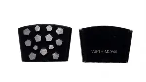Htc® style medium bond kracken diamond trapezoid - black - 30/40 grit